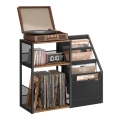 Table d'appoint LUVOR 81x30 cm marron/noir