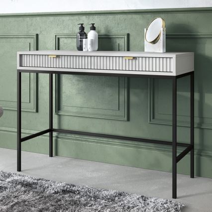 Table d'appoint NOVA 77x104 cm gris/noir