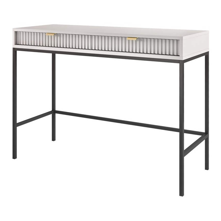 Table d'appoint NOVA 77x104 cm gris/noir