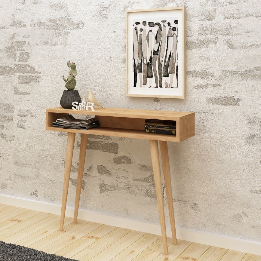 Table d'appoint OTTOKE 83,6x100 cm marron
