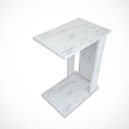Table d'appoint PASIFIC 61x43 cm blanc