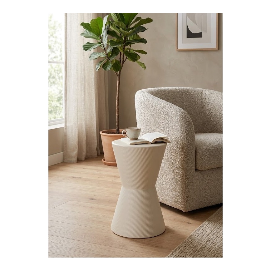 Table d'appoint PETIT Ø 29 cm blanche