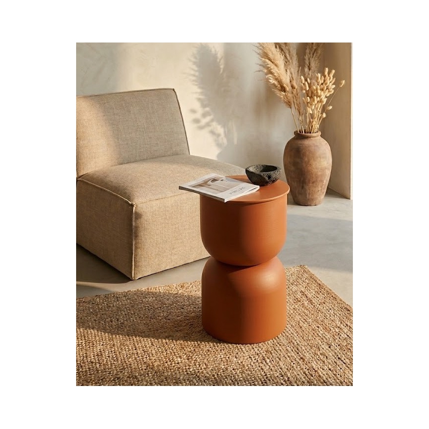 Table d'appoint PETIT Ø 31 cm orange