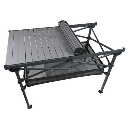 Table de camping pliante 118 x 70 cm, anthracite