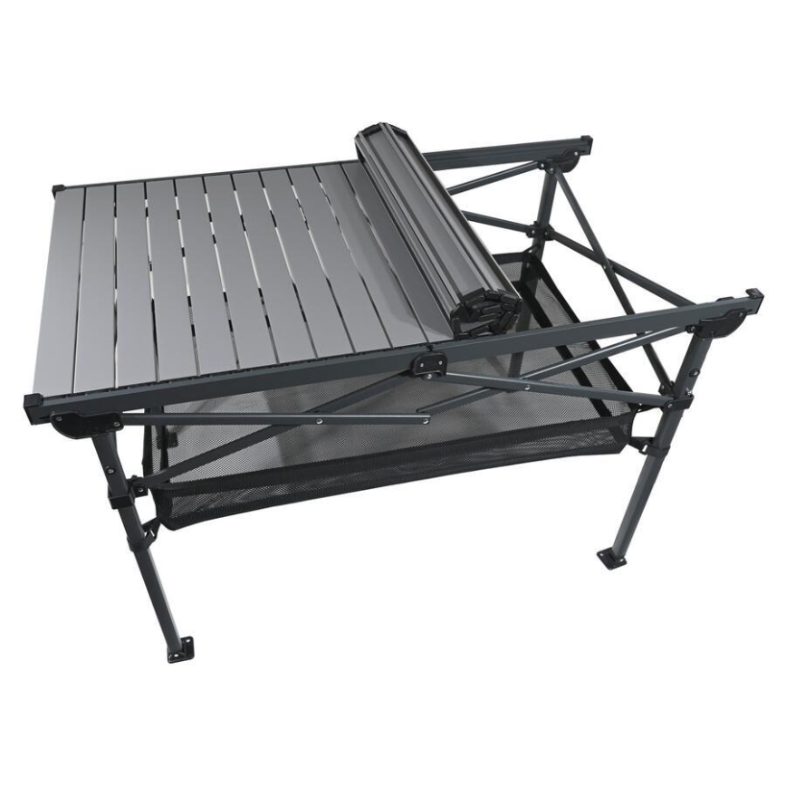 Table de camping pliante 118 x 70 cm, anthracite