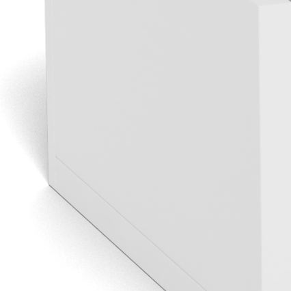 Table de chevet AVA 40 x 32 cm blanche