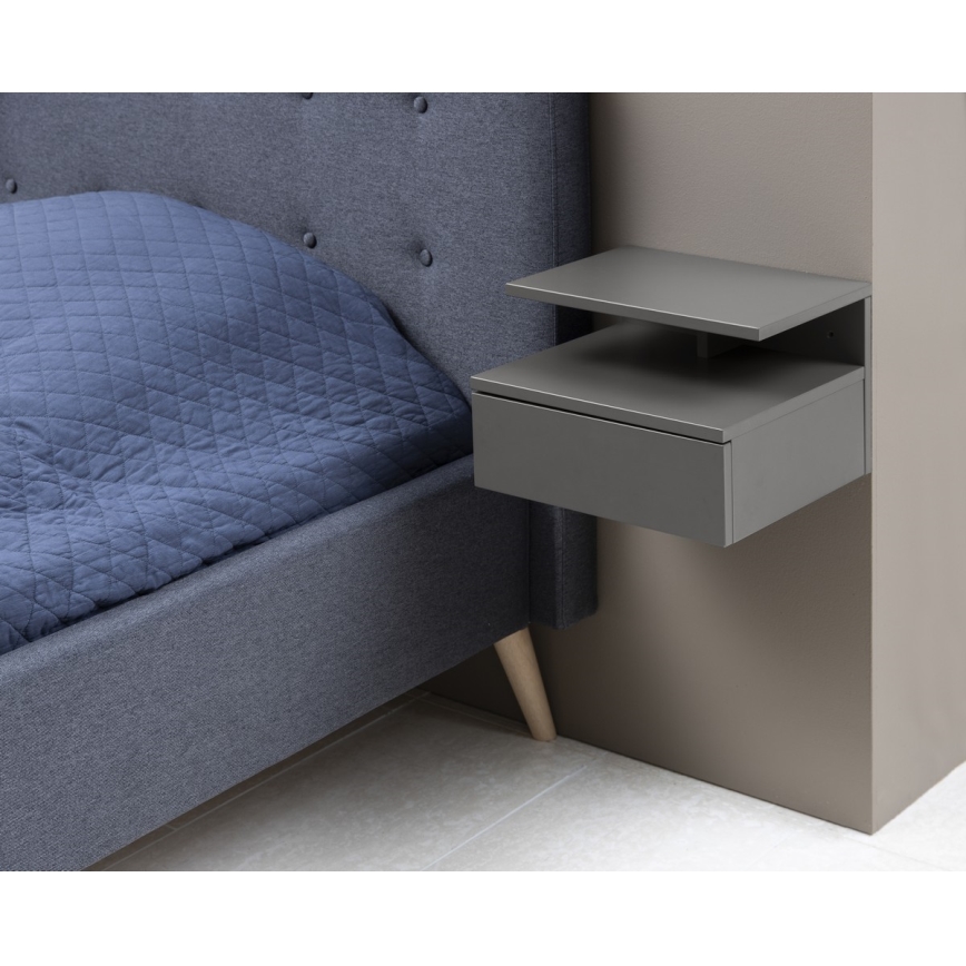 Table de chevet AVA gris