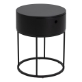 Table de chevet COLUM noir