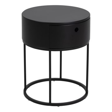 Table de chevet COLUM noir