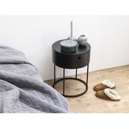 Table de chevet COLUM noir