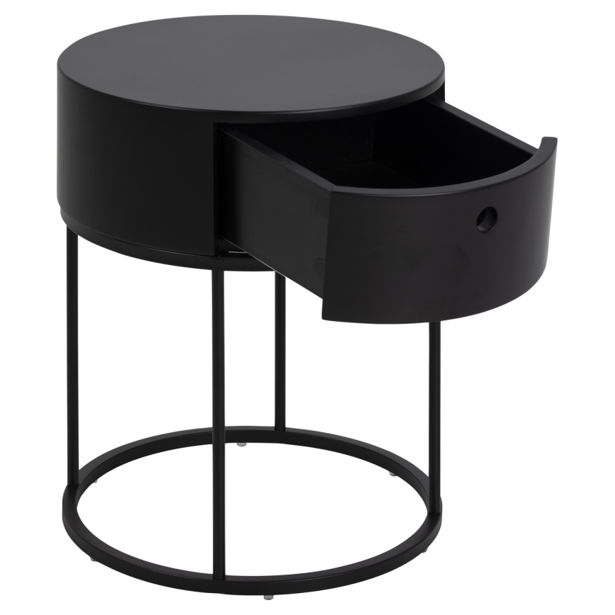 Table de chevet COLUM noir
