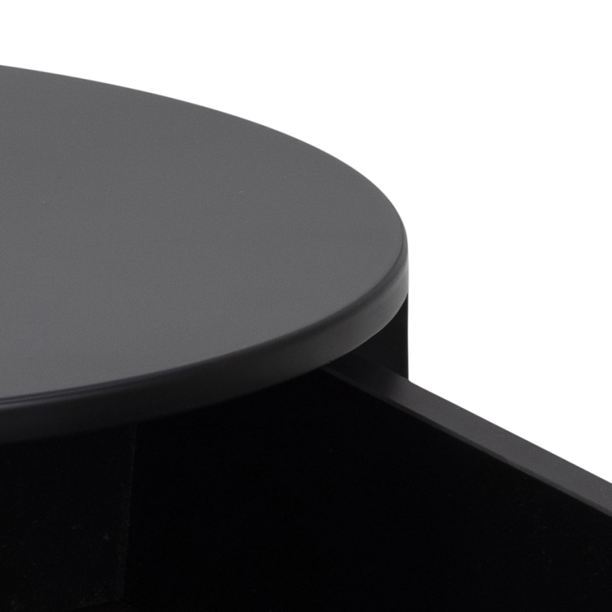 Table de chevet COLUM noir