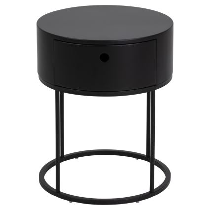 Table de chevet COLUM noire
