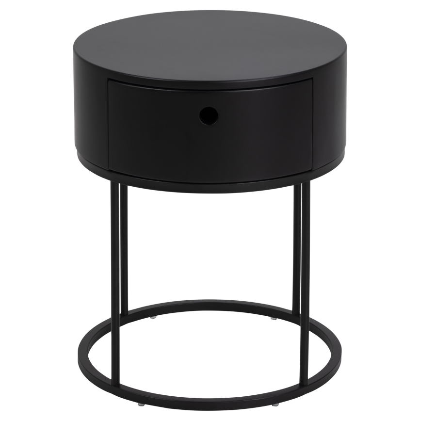 Table de chevet COLUM noire