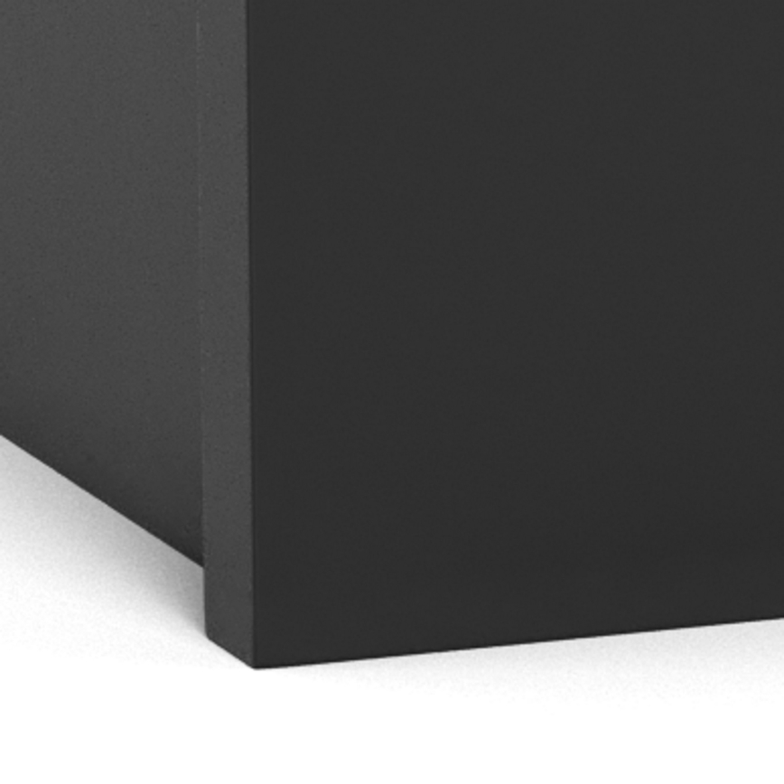 Table de chevet FINO 37x32 cm, noire