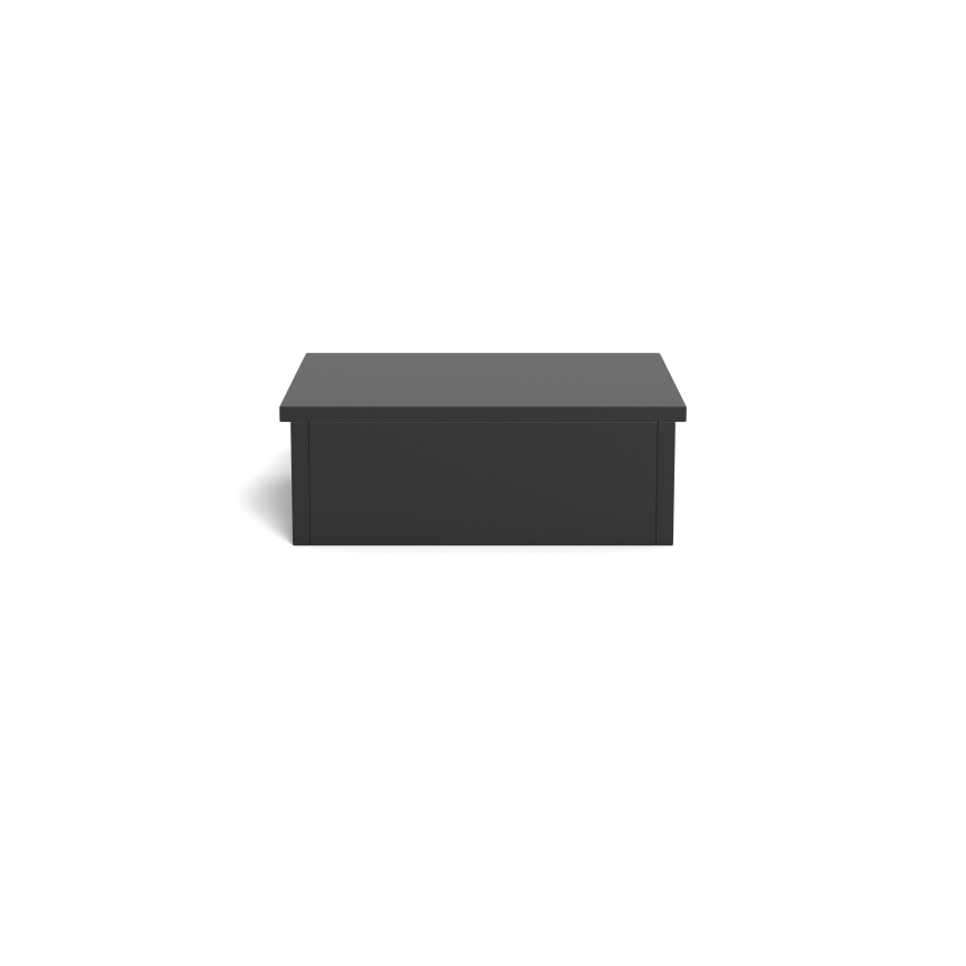 Table de chevet FINO 37x32 cm, noire