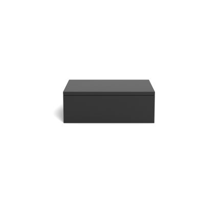 Table de chevet FINO 37x32 cm, noire