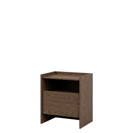 Table de chevet JAPANDI 53x60 cm, chêne Baltic Storm