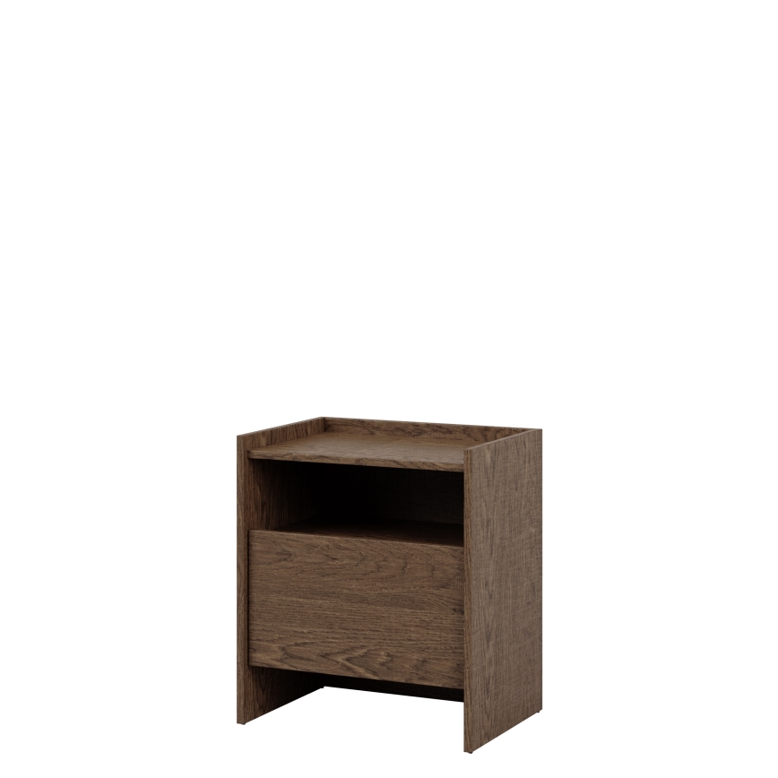 Table de chevet JAPANDI 53x60 cm, chêne Baltic Storm