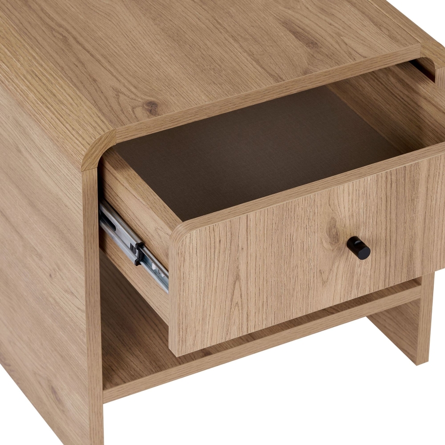 Table de chevet KABIN 45 x 40 cm chêne