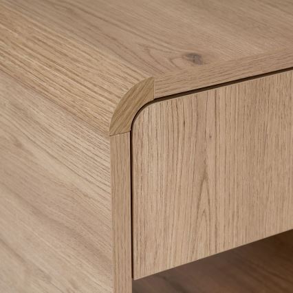 Table de chevet KABIN 45 x 40 cm chêne