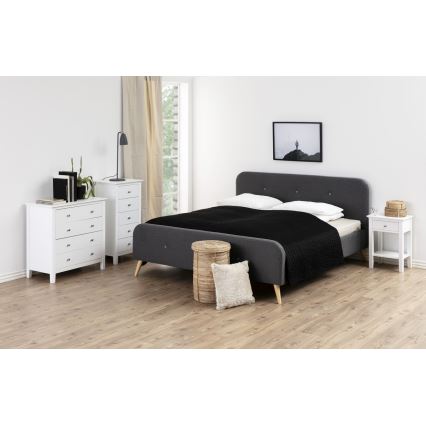 Table de chevet LARA blanc