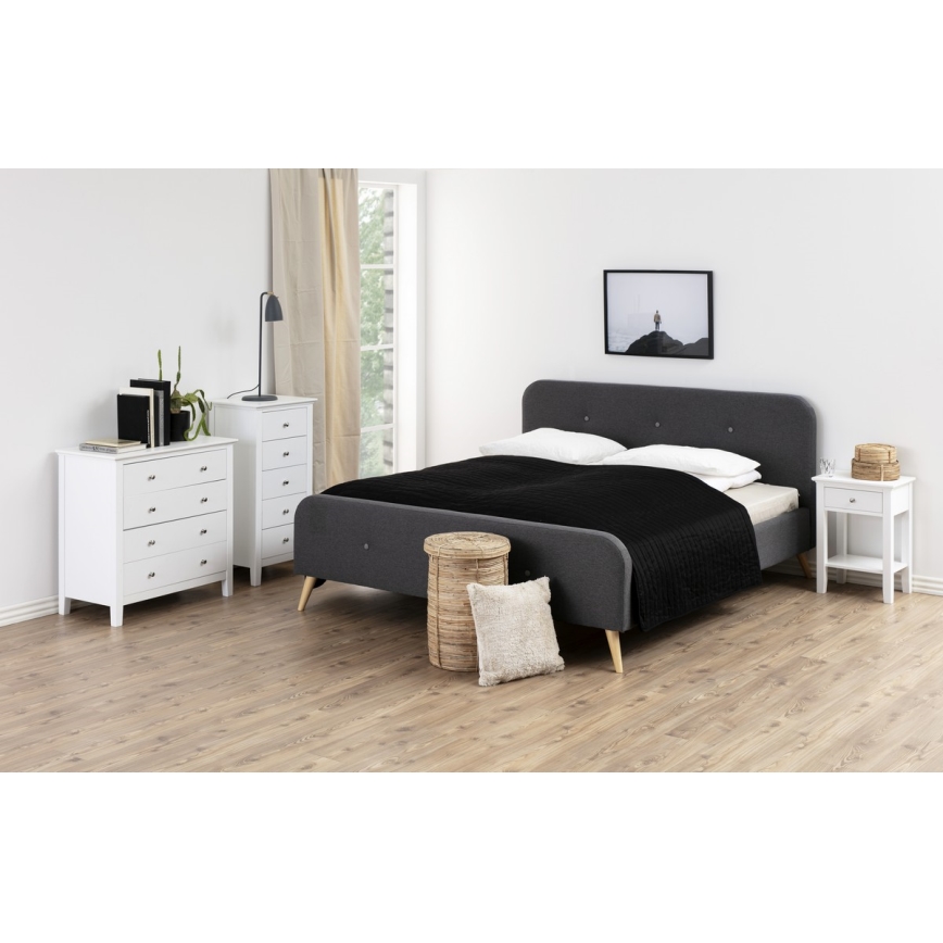 Table de chevet LARA blanc