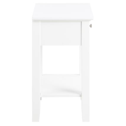 Table de chevet LARA blanc