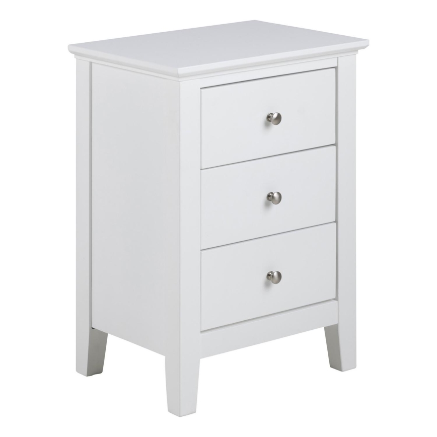Table de chevet LARA blanc