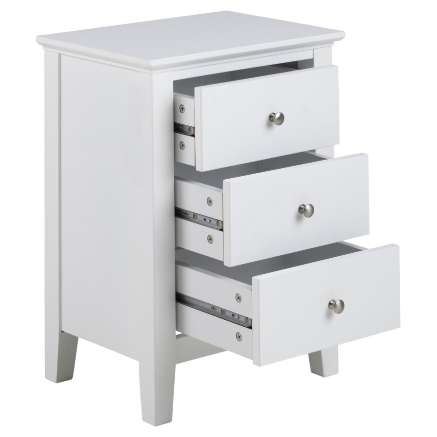 Table de chevet LARA blanc