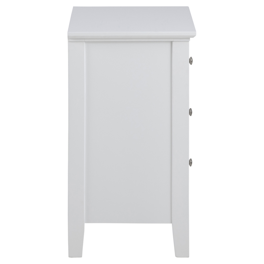 Table de chevet LARA blanc