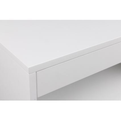 Table de chevet LIGNE 50x35 cm blanche