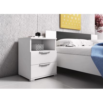 Table de chevet NED blanche