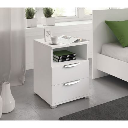 Table de chevet NED blanche