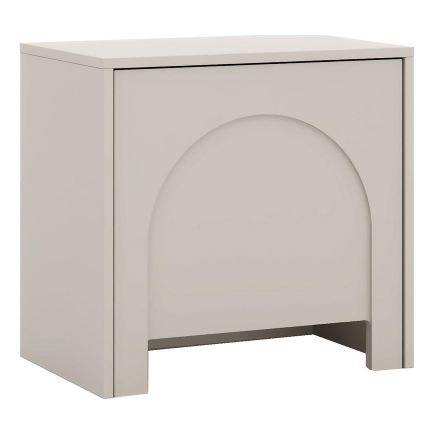 Table de chevet NIO cachemire/beige