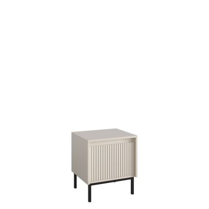 Table de chevet OZMI 45x50 cm cachemire