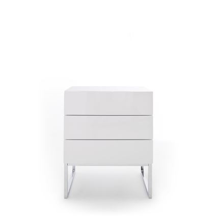 Table de chevet ROCKY XL blanche