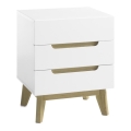 Table de chevet SINIRA blanche