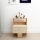 Table de chevet SNEKER 60x48,6 cm beige/pin atlantique