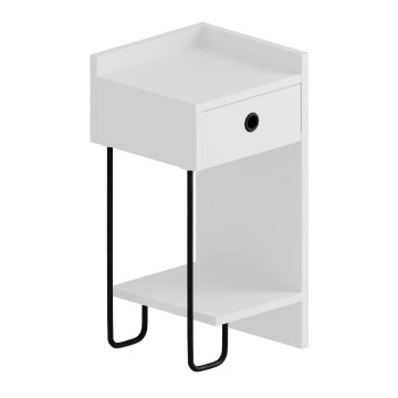 Table de chevet SONY blanche