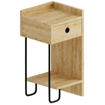 Table de chevet SONY en chêne