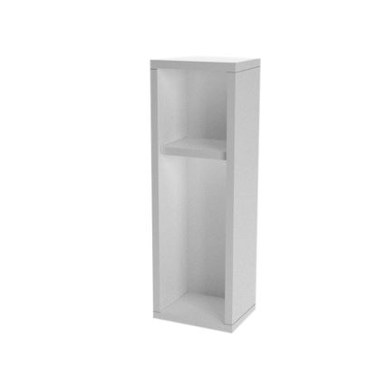 Table de chevet TURRA 65x20 cm blanche