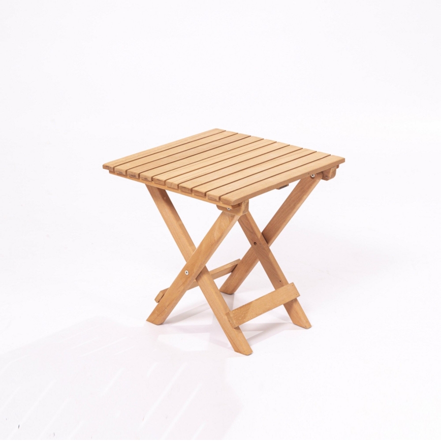Table de jardin 40x40 cm en hêtre