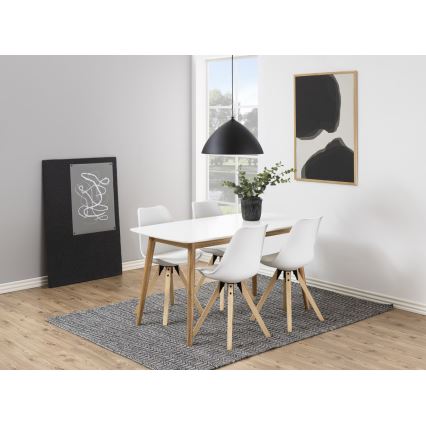 Table de salle à manger BERG blanc