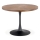Table de salle à manger CARMELO 75x100 cm noir/marron