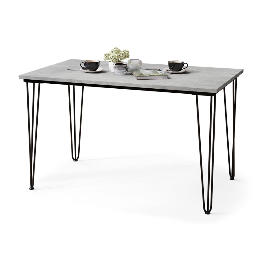 Table de salle à manger HALIJA gris