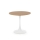 Table de salle à manger LUGI Ø 80 cm, marron/blanc