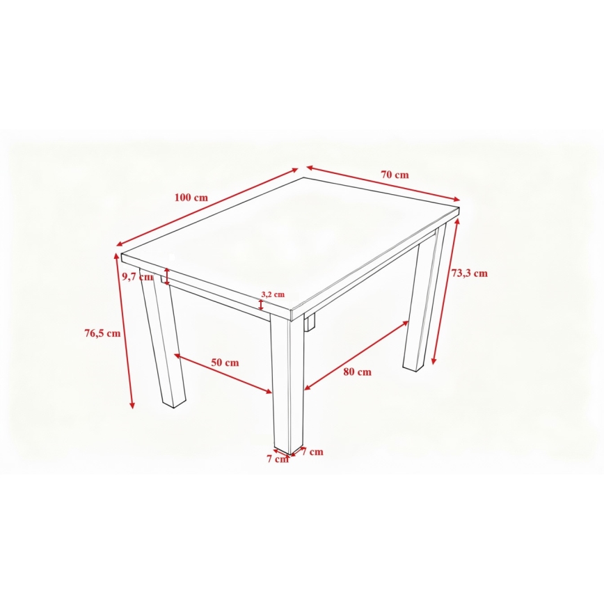 Table de salle à manger NOAH chêne
