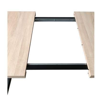 Table de salle à manger pliable COLIN chêne sonoma