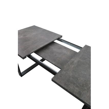 Table de salle à manger pliable COLIN gris